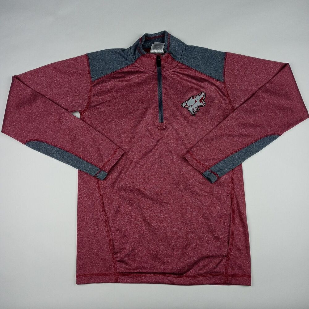 Arizona Coyotes Lightweight 1/4 Zip Pullover NHL Hockey Men's Size Small
